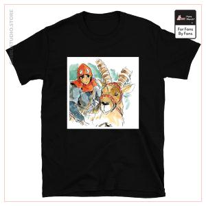 Princess Mononoke - T-shirt Aquarelle Ashitaka