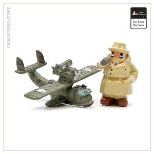 Figurine Porco Rosso et avion