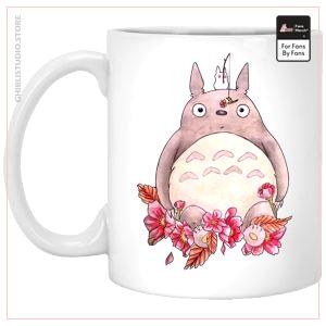 Totoro - Blumen-Fischen-Tasse