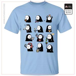Niedliches No Face Kaonashi Collection T-Shirt