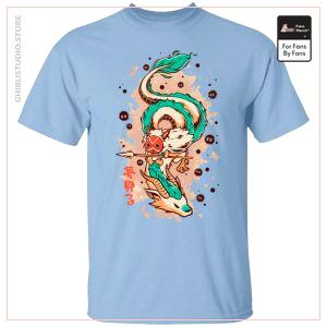 Princess Mononoke auf dem Drachen-T-Shirt