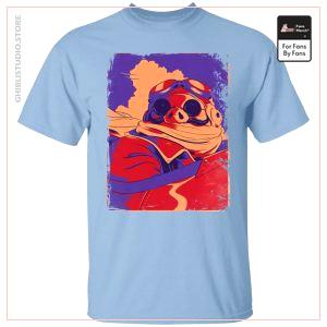 T-shirt rétro Porco Rosso