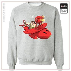 Porco Rosso Chibi-Sweatshirt