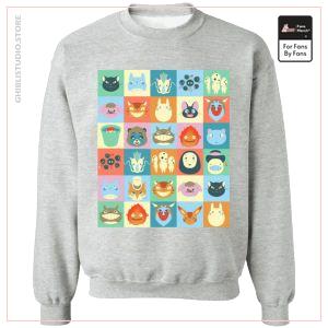 Sweat Ghibli Colourful Characters Collection