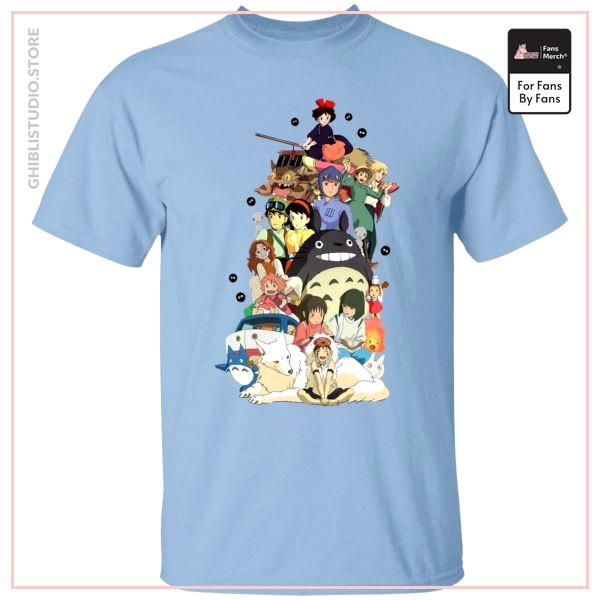 Ghibli Movie Characters Compilation T Shirt