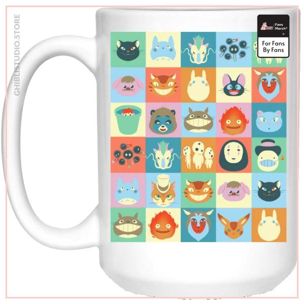 Ghibli Colorful Characters Collection Mug