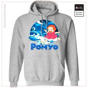 Ghibli Studio Ponyo auf den Wellen Hoodie Unisex