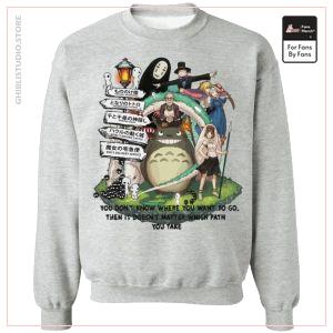 Studio Ghibli Hayao Miyazaki avec ses arts sweat-shirt unisexe