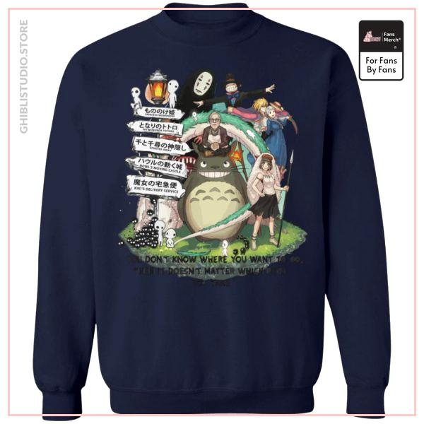 Studio Ghibli Hayao Miyazaki With His Arts Sweatshirt Unisex
