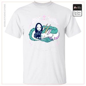 Spirited Away - T-shirt sans visage et dragon Haku