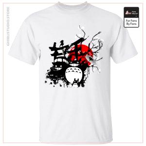 Totoro und Freunde durch das Red Moon T-Shirt