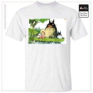 My Neighbor Totoro Picknick-Fanart-T-Shirt Unisex
