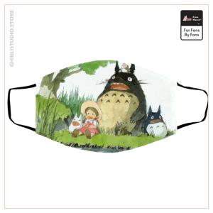 My Neighbor Totoro Picknick-Fanart-Gesichtsmaske