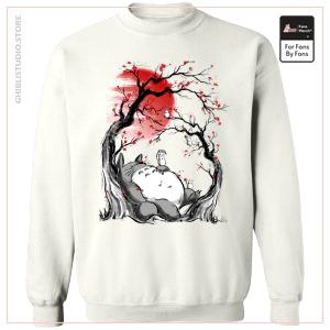 Totoro - Träumen unter dem Sakura-Sweatshirt