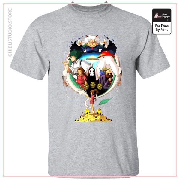 Spirited Away Characters Compilation T Shirt Unisex