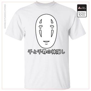 Spirited Away No Face Kaonashi Harajuku T-shirt