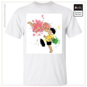 T-shirt coloré Ponyo et Sosuke unisexe