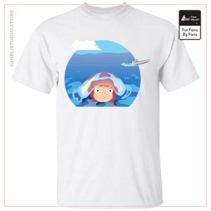 Ponyo in ihrem ersten Reise-T-Shirt