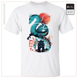 Spirited Away - Haku Dragon und das klassische T-Shirt des Badehauses
