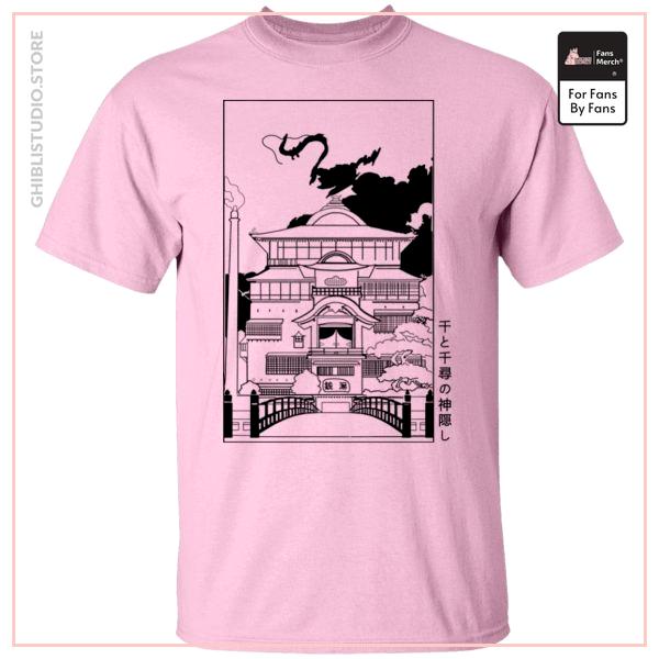 Spirited Away Bathhouse illustrated Graphic T Shirt