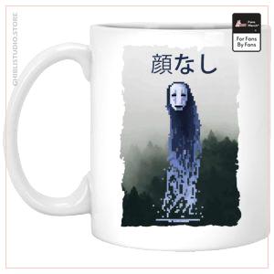 Spirited Away Không mặt Kaonashi 8bit Mug