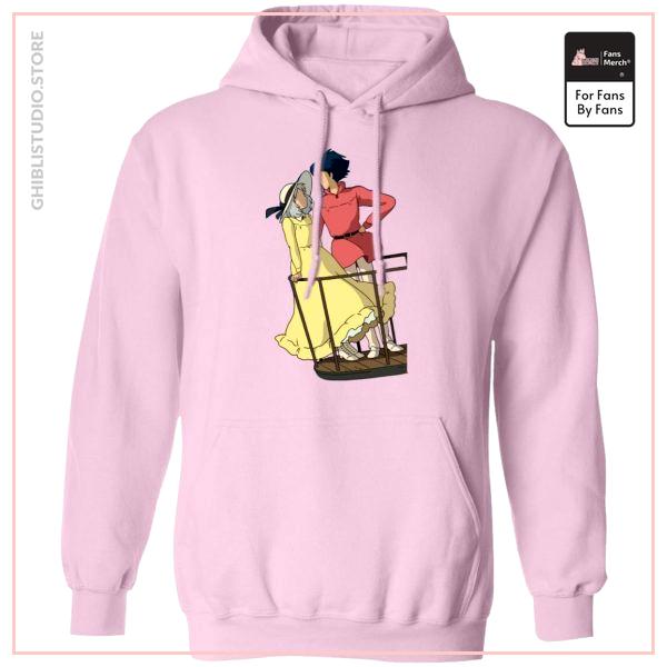 Howl's Moving Castle - Sophie and Howl Gazing at Each other Hoodie