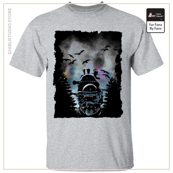 Howl's Moving Castle At Night T Shirt