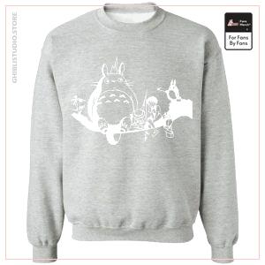 My Neighbor Totoro - Angeln Retro-Sweatshirt