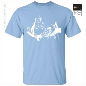 My Neighbor Totoro - Angeln Retro T-Shirt