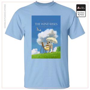 Der Wind steigt Plakat-Klassiker-T-Shirt