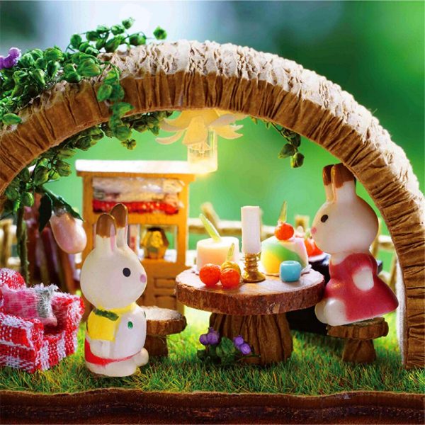 My Neighbor Totoro Music Box DIY Handmade LED Castle in the Sky Children Toys Birthday Romantic 3 - Ghibli Studio Store